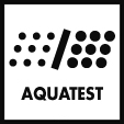 Aquatest מודד את הצלילות של המים במהלך התוכנית האוטומטית ומבטיח אוטומטית את הצריכה המינימלית של מים וחשמל.
